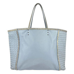 Bottega Veneta handbag blue leather python